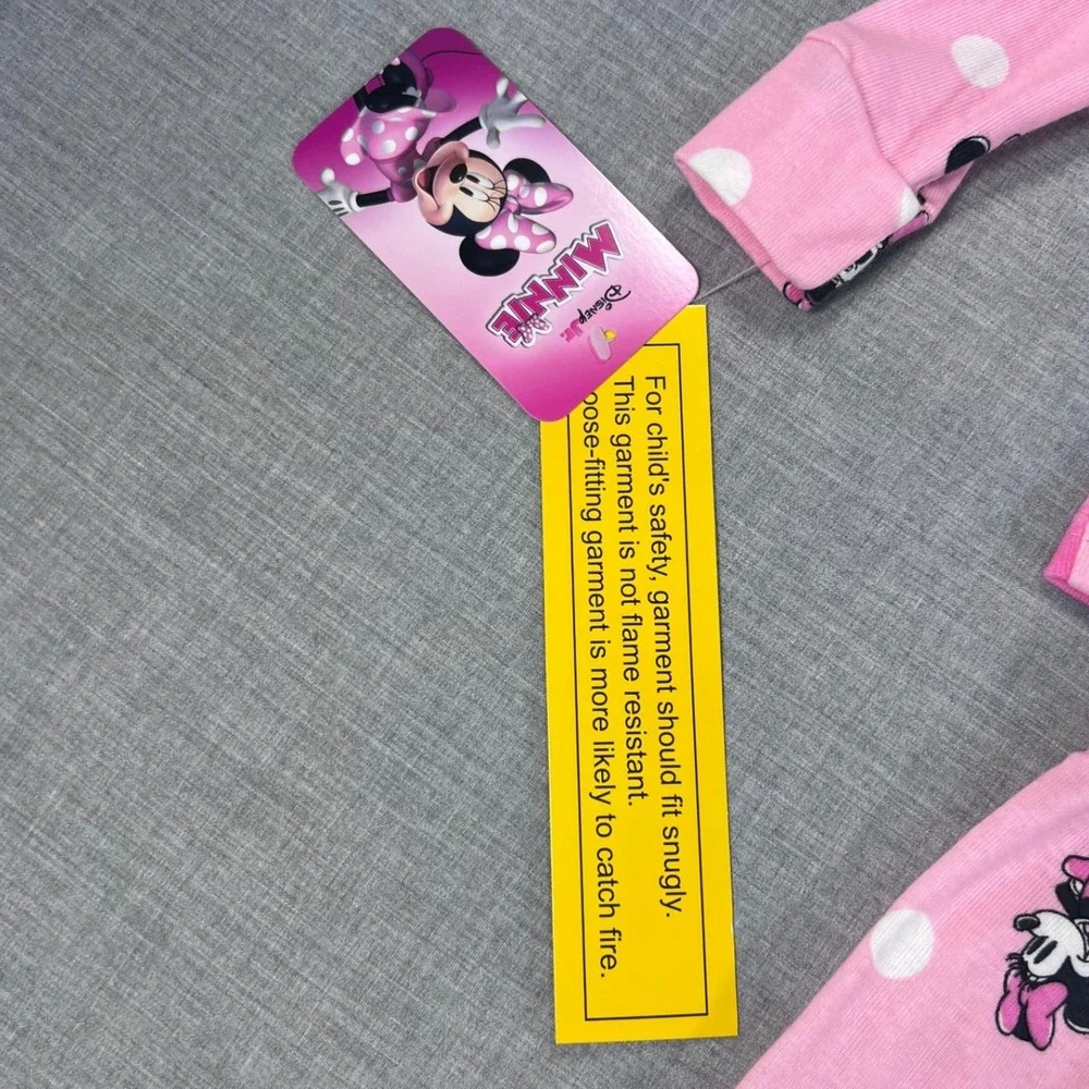 Disney Minnie Mouse Pink Polka Dot 2 Piece Pajama Set Infants 18M MW1491KLLWM